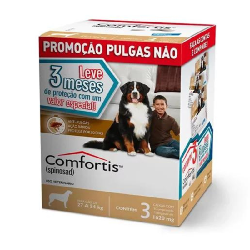 Comfortis 1620mg Combo 27 a 54Kg