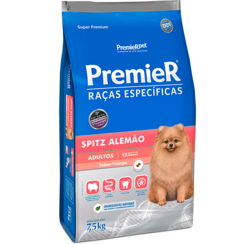 Raçs Específicas Cães Adulto Spitz Alemão 7,5 kg