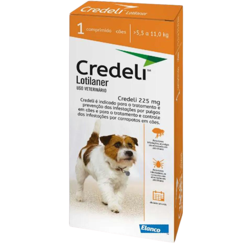 Elanco Credeli para Cães de 5,5 a 11 kg com 1 Comprimido