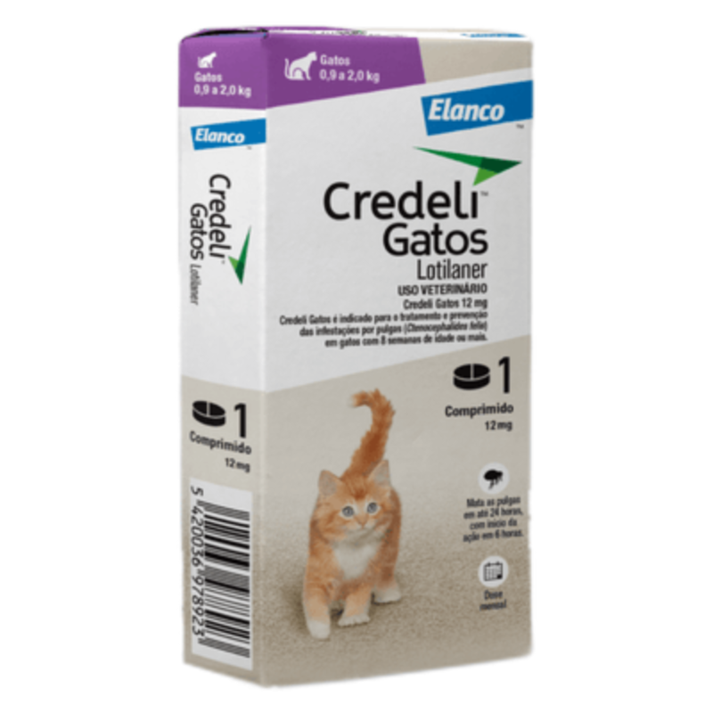 Elanco Credeli Gatos de 0,9 a 2kg