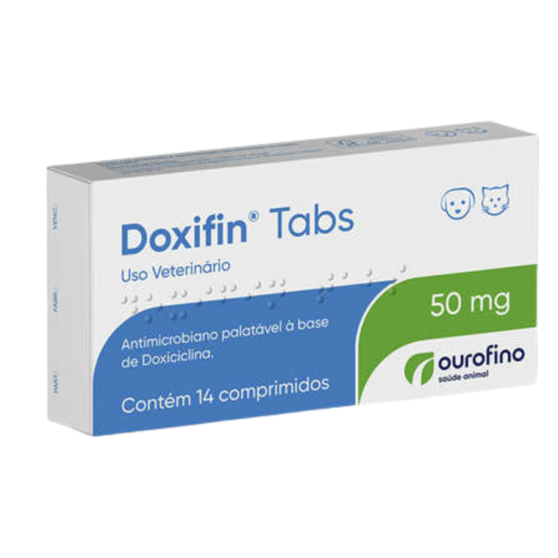 Ourofino Doxifin 50mg 14 Comprimidos