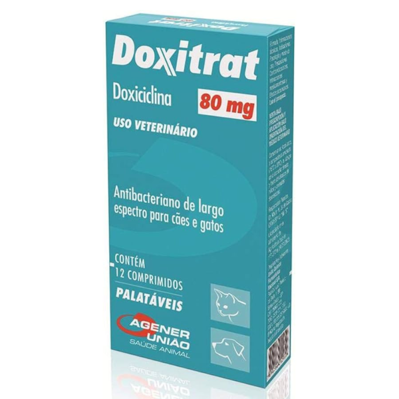 Agener Doxitrat 80mg com 12 Comprimidos