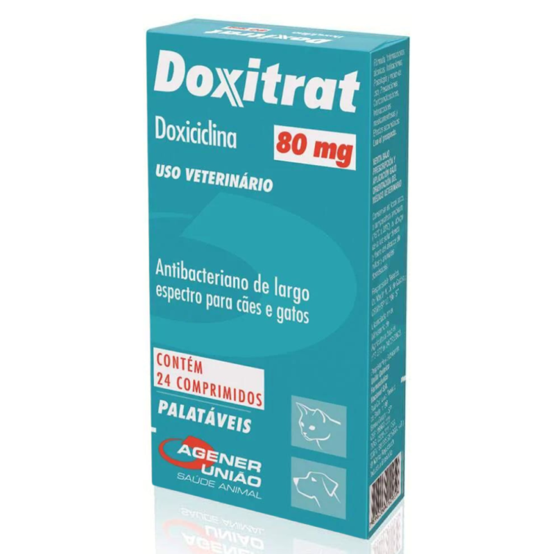 Agener Doxitrat 80mg com 24 Comprimidos
