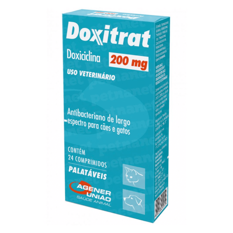 Agener Doxitrat 200mg com 24 Comprimidos