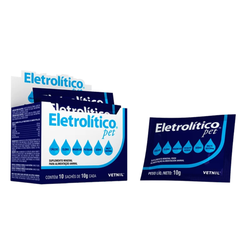 Suplemento Vetnil Eletrolítico Pet Sachê 10g