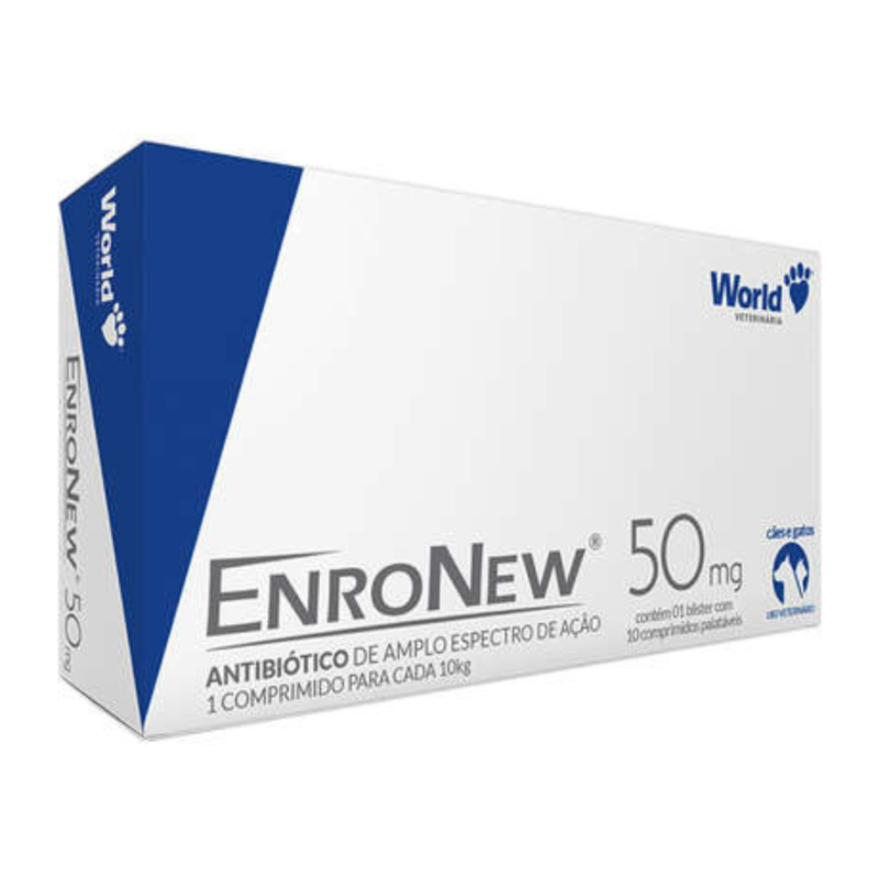 Enronew 50mg com 10 Comprimidos