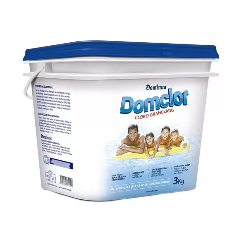 Domclor Hipoclorito de Cálcio para Piscina 3kg