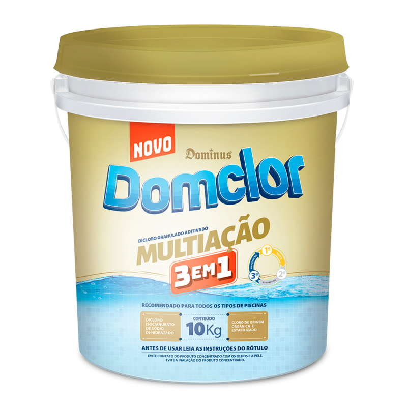 Domclor Cloro Multiação Balde de 10kg
