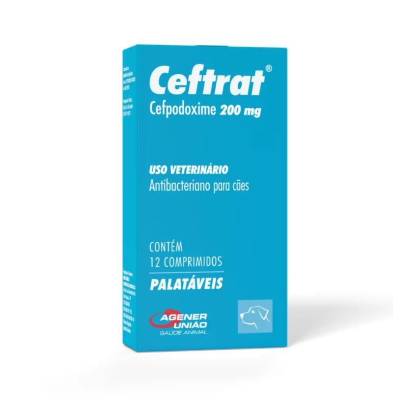 Agener Ceftrat 200mg com 12 Comprimidos