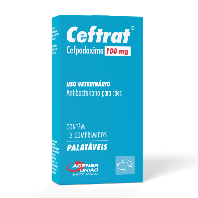 Agener Ceftrat 100mg com 12 Comprimidos