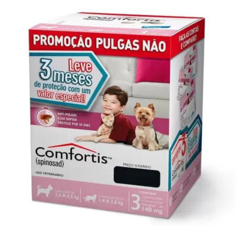 Comfortis 140mg Combo 2,3 a 4,5Kg