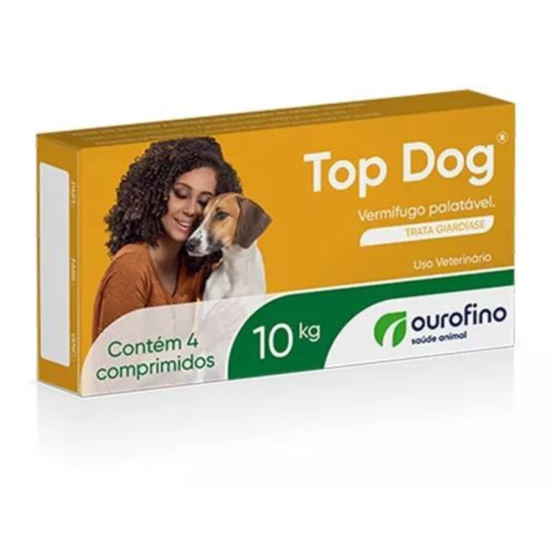 Top Dog 10Kg 4 Comprimidos Ourofino