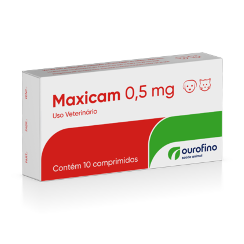 Ourofino Maxicam 0,5mg com 10 Comprimidos