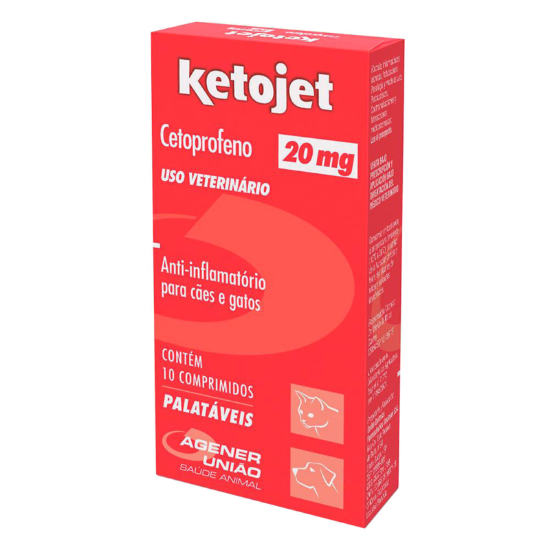 Agener Ketojet 20mg com 10 Comprimidos
