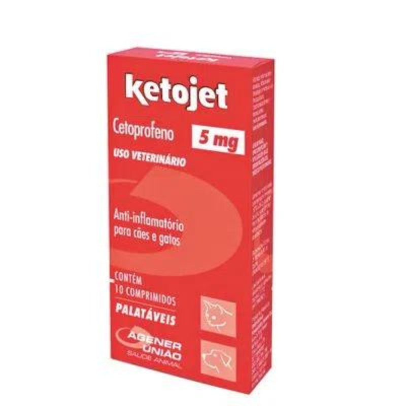 Agener Ketojet 5mg com 10 Comprimidos