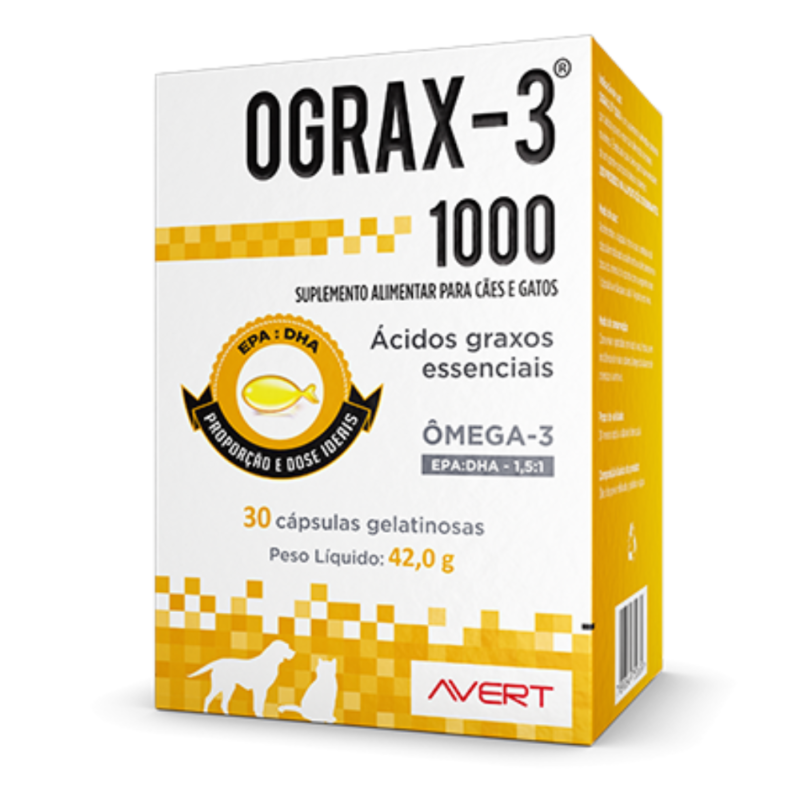 Avert Ograx-3 1000mg 30 Cápsulas