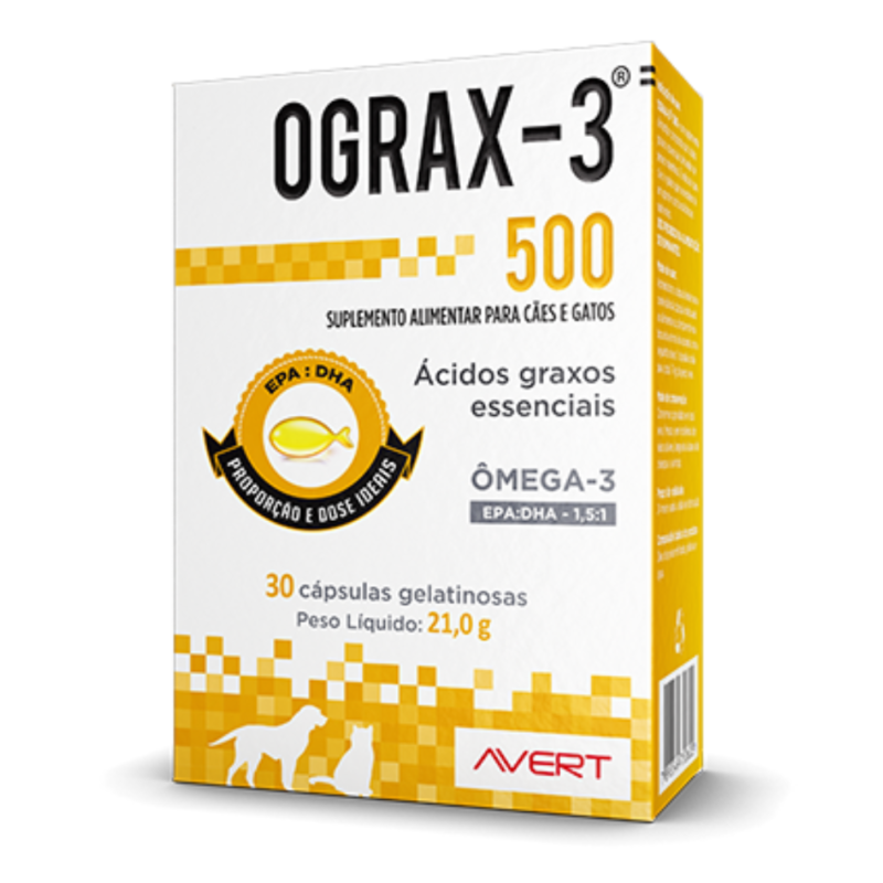 Avert Ograx-3 500mg 30 Cápsulas