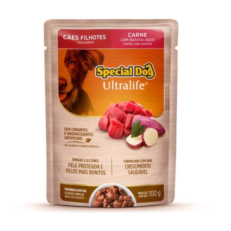 Sachê Special Dog Filhote Carne 85g