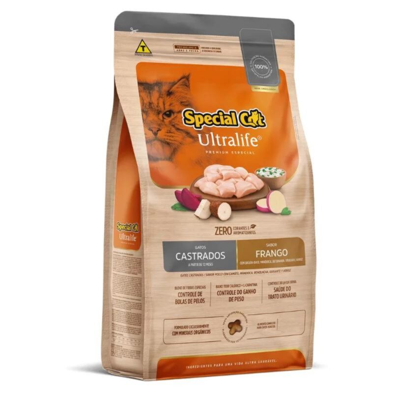 Special Cat Ultralife Castrado Frango 20KG
