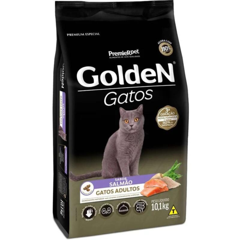Golden Gato Adulto Salmão 10kg