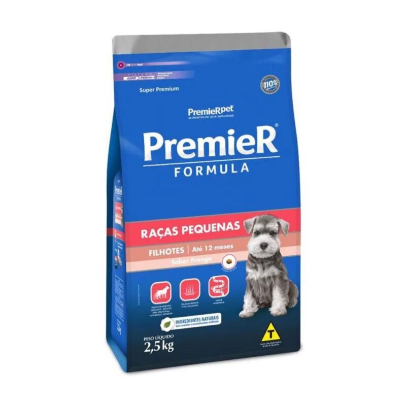 Premier Fórmula Cães Filhotes Raças Pequenas 2,5 kg
