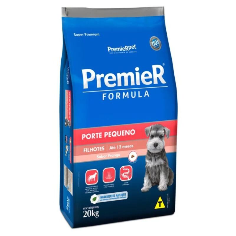 Premier Fórmula Cães Filhote Raças Pequenas  20kg