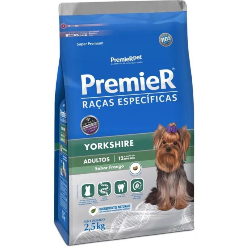 Raças Específicas Cães Adulto Yorshire 2,5 kg