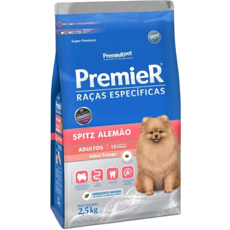 Raças Específicas Cães Adulto Spitz Alemão 2,5 kg