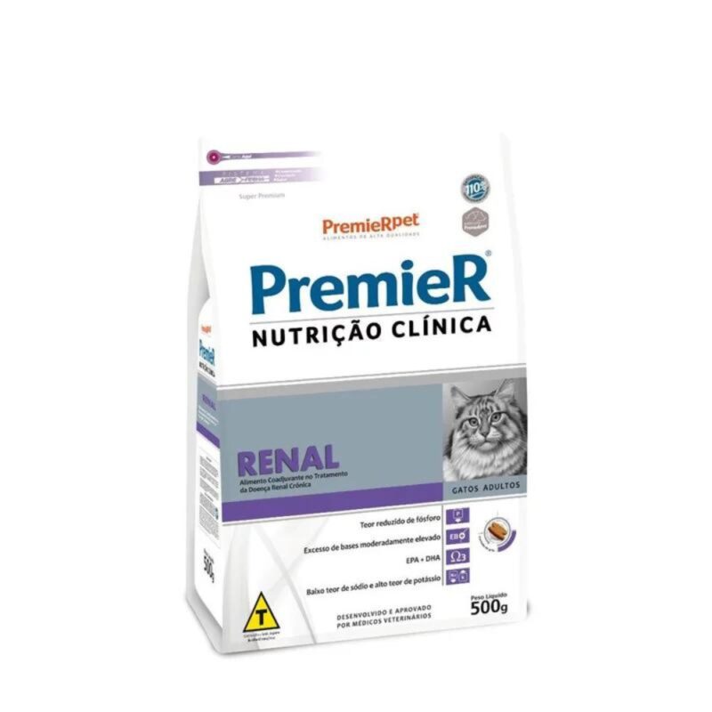 Premier Nutrição Clínica Gatos Renal 0,5 kg