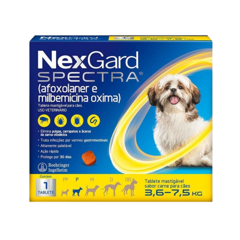 Nexgard Spectra de 3,6-7,5kg